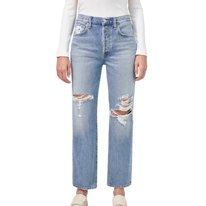 Plus Size Women's Plaid Tight Trousers in Multicolor for a Stylish and Classic LookEmery Crop Relaxed Straight Jean In Heatwave Plus Size Women's Plaid Tight Trousers in Multicolor for a Stylish and Classic LookEmery Crop Relaxed Straight Jean In Heatwave