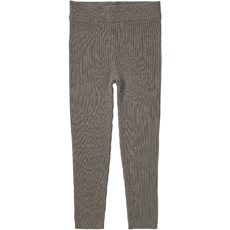 Women's Tight Trousers with Elastic Waistband in Black for Easy and Comfortable WearFUB Hazel Melange Legging Women's Tight Trousers with Elastic Waistband in Black for Easy and Comfortable WearFUB Hazel Melange Legging