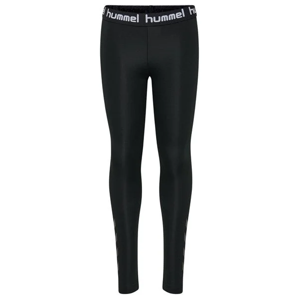 High - Waisted Women's Leather Tight Trousers in Black for a Rock - Chic LookHummel Black Tona Tights High - Waisted Women's Leather Tight Trousers in Black for a Rock - Chic LookHummel Black Tona Tights