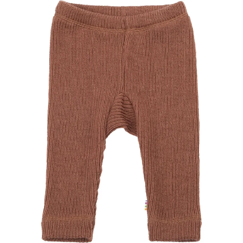 Women's High - Waisted Tight Trousers with Side Slits in Beige for a Trendy LookJoha Wool Rust Leggings Women's High - Waisted Tight Trousers with Side Slits in Beige for a Trendy LookJoha Wool Rust Leggings