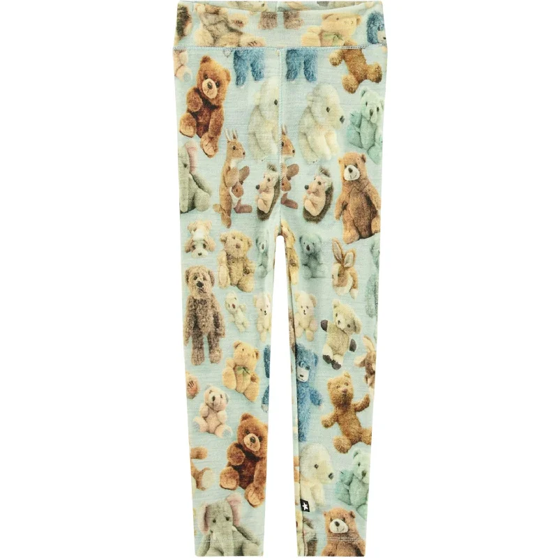 Women's Fleece - Lined Tight Trousers in Dark Blue for Warmth in Cold WeatherMolo Teddy Galore Sting Leggings