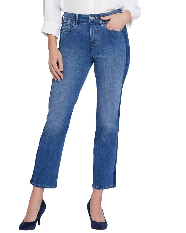 Women's Metallic Tight Trousers in Gold for a Glamorous Party EnsembleNYDJ Marilyn Azure Wave Ankle Crop Jean Women's Metallic Tight Trousers in Gold for a Glamorous Party EnsembleNYDJ Marilyn Azure Wave Ankle Crop Jean