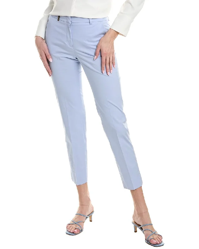 Plus Size Women's Sheer Tight Trousers in Nude for a Subtle and Stylish StatementPeserico Pant Plus Size Women's Sheer Tight Trousers in Nude for a Subtle and Stylish StatementPeserico Pant
