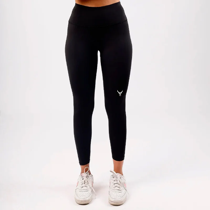 Women's Tight Trousers with Elastic Waistband in Black for Easy and Comfortable WearSeamless Mighty Leggings (BLKLG) Women's Tight Trousers with Elastic Waistband in Black for Easy and Comfortable WearSeamless Mighty Leggings (BLKLG)