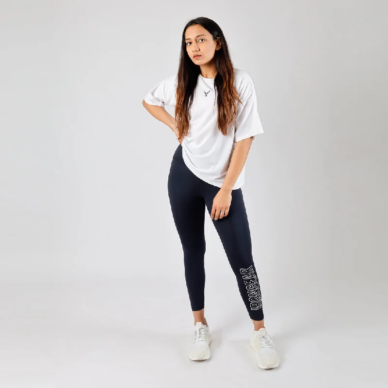 Women's Fleece - Lined Tight Trousers in Dark Blue for Warmth in Cold WeatherSeamless Power Leggings 7/8 Women's Fleece - Lined Tight Trousers in Dark Blue for Warmth in Cold WeatherSeamless Power Leggings 7/8