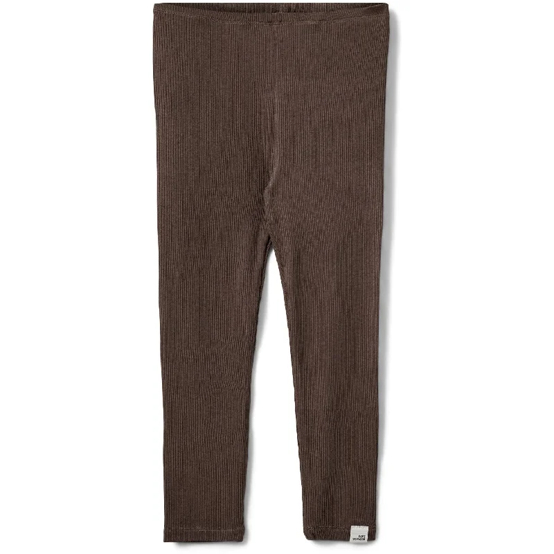 Women's Tight Trousers with Elastic Waistband in Black for Easy and Comfortable WearSofie Schnoor Chocolate Brown Leggings Women's Tight Trousers with Elastic Waistband in Black for Easy and Comfortable WearSofie Schnoor Chocolate Brown Leggings
