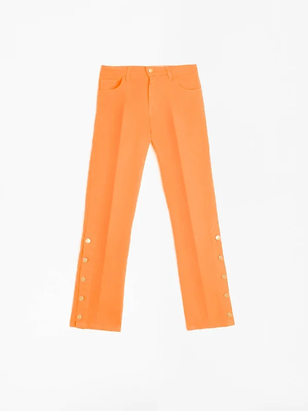 Women's Velvet Tight Trousers in Burgundy for a Luxurious and Elegant AppearanceTrouser Fabiola Denim Light In Orange Fab Women's Velvet Tight Trousers in Burgundy for a Luxurious and Elegant AppearanceTrouser Fabiola Denim Light In Orange Fab