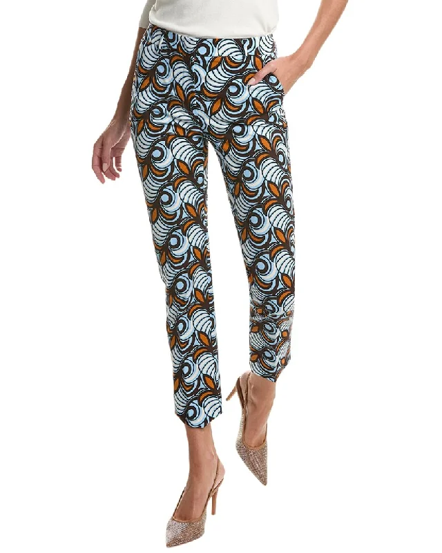 Plus Size Women's Stretch Cotton Tight Trousers in Navy for Comfortable Everyday WearWeekend Max Mara Papy Trouser Plus Size Women's Stretch Cotton Tight Trousers in Navy for Comfortable Everyday WearWeekend Max Mara Papy Trouser