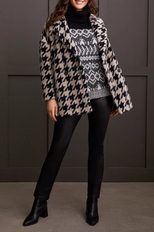 Sequin - Embellished Women Sweater for Special OccasionsButton Front Double Breast Coat, Frost Grey Sequin - Embellished Women Sweater for Special OccasionsButton Front Double Breast Coat, Frost Grey