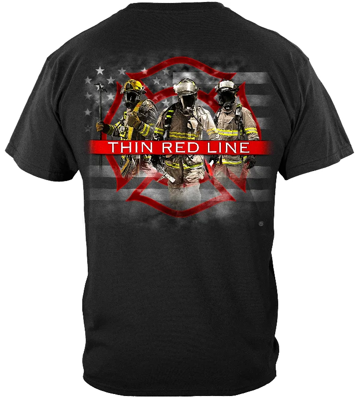 Pocketed Women T Shirt for Added FunctionalityFire Fighter Thin Red Line Brotherhood T-Shirt Pocketed Women T Shirt for Added FunctionalityFire Fighter Thin Red Line Brotherhood T-Shirt