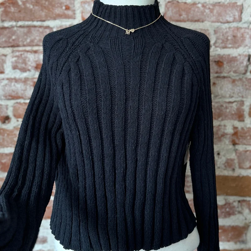 Oversized Women Sweater for a Cozy and Fashionable LookMake Me Believe Knit Sweater Black Oversized Women Sweater for a Cozy and Fashionable LookMake Me Believe Knit Sweater Black