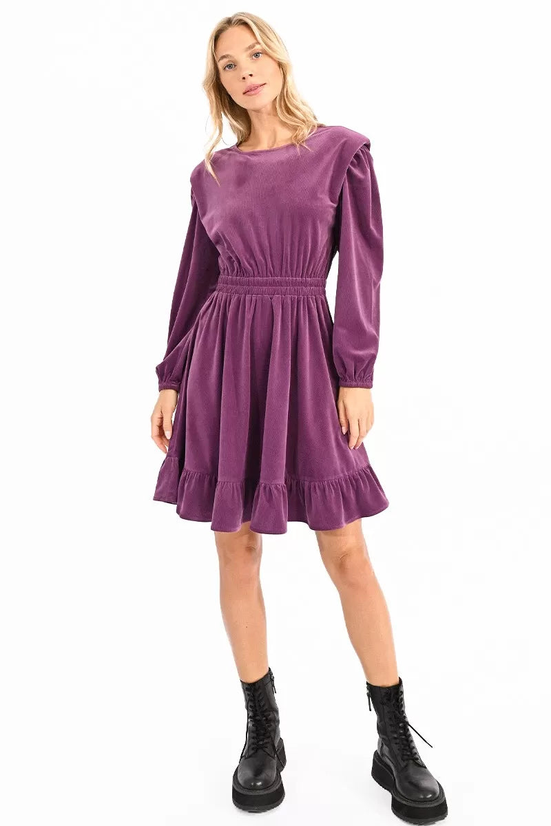 Oversized Women Sweater for a Cozy and Fashionable LookMolly Bracken Purple Fit & Flair Curduroy Skater Dress Oversized Women Sweater for a Cozy and Fashionable LookMolly Bracken Purple Fit & Flair Curduroy Skater Dress