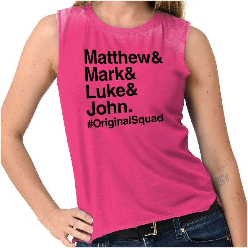 Moisture - Wicking Women T Shirt for Active LifestylesOriginal Saint Squad Junior Muscle T-shirt Moisture - Wicking Women T Shirt for Active LifestylesOriginal Saint Squad Junior Muscle T-shirt