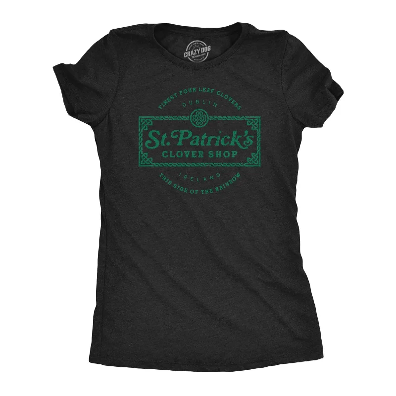 Long Sleeve Women T Shirt for Cooler WeatherSt. Patrick's Clover Shop Women's T Shirt Long Sleeve Women T Shirt for Cooler WeatherSt. Patrick's Clover Shop Women's T Shirt