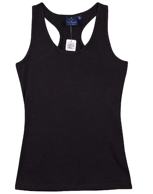 Distressed Women T Shirt with a Laid - Back AestheticStretch Raceback Singlet Ladies Ts21a Distressed Women T Shirt with a Laid - Back AestheticStretch Raceback Singlet Ladies Ts21a