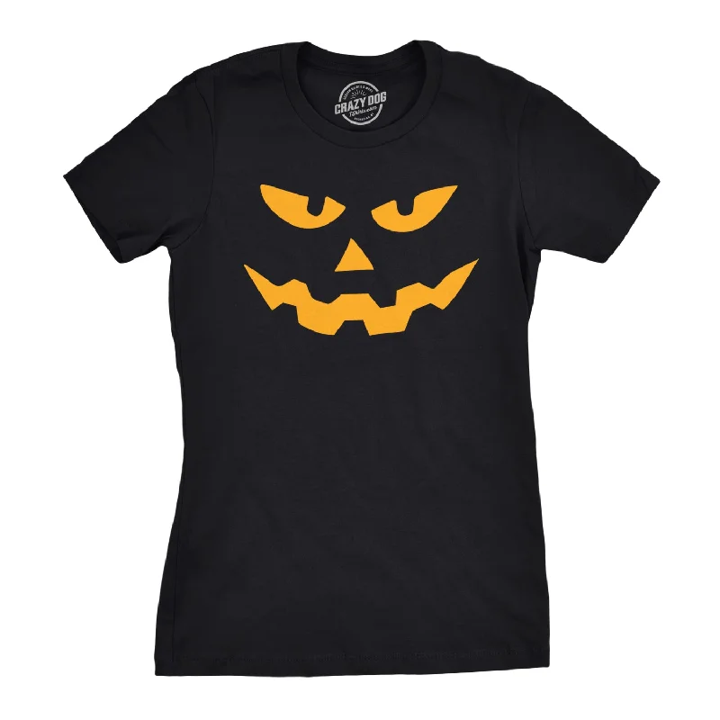 Moisture - Wicking Women T Shirt for Active LifestylesTriangle Nose Pumpkin Face Halloween Women's T Shirt Moisture - Wicking Women T Shirt for Active LifestylesTriangle Nose Pumpkin Face Halloween Women's T Shirt