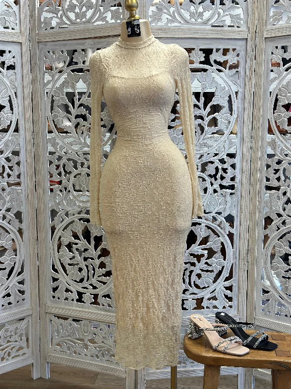 Mermaid - Style Women Dress with a Fitted Silhouette for Special OccasionsMermaid - Style Women Dress with a Fitted Silhouette for Special OccasionsBeige Lace Maxi Dress Stretchy Mermaid - Style Women Dress with a Fitted Silhouette for Special OccasionsMermaid - Style Women Dress with a Fitted Silhouette for Special OccasionsBeige Lace Maxi Dress Stretchy