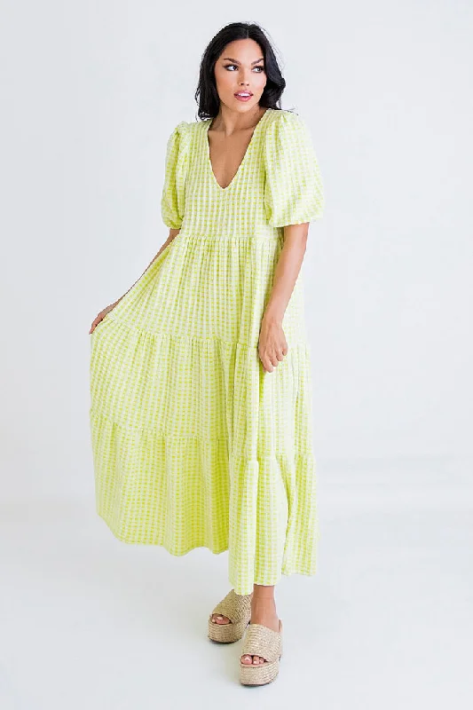 Sleeveless Women Dress in Bright Colors for Summer PartiesSleeveless Women Dress in Bright Colors for Summer PartiesCheck Plaid Puff Sleeve Maxi Dress Sleeveless Women Dress in Bright Colors for Summer PartiesSleeveless Women Dress in Bright Colors for Summer PartiesCheck Plaid Puff Sleeve Maxi Dress