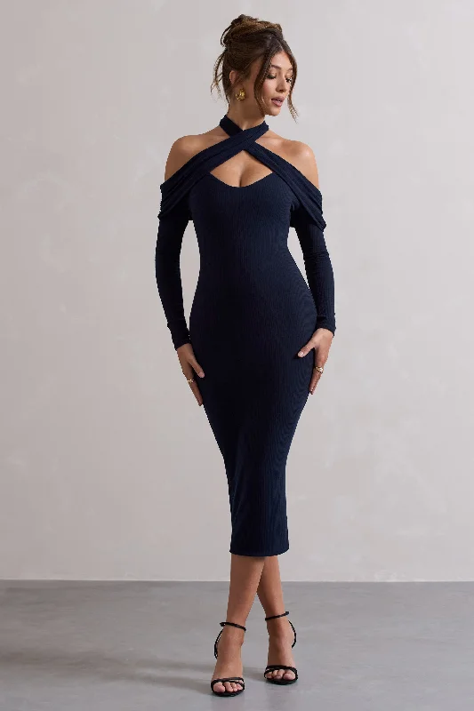 Little Black Women Dress with Sequins for a Glamorous Night OutLittle Black Women Dress with Sequins for a Glamorous Night OutDuet | Navy Rib Knit Halter-Neck Midi Dress With Cut-Out Little Black Women Dress with Sequins for a Glamorous Night OutLittle Black Women Dress with Sequins for a Glamorous Night OutDuet | Navy Rib Knit Halter-Neck Midi Dress With Cut-Out