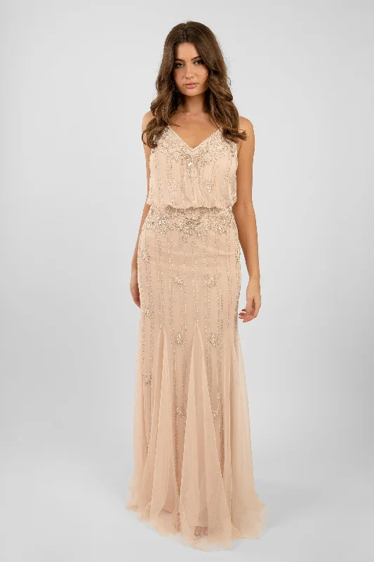 Wrap - Style Women Dress with Adjustable Fit for All Body TypesWrap - Style Women Dress with Adjustable Fit for All Body TypesKeeva Nude Blush Bridesmaid Dress Wrap - Style Women Dress with Adjustable Fit for All Body TypesWrap - Style Women Dress with Adjustable Fit for All Body TypesKeeva Nude Blush Bridesmaid Dress