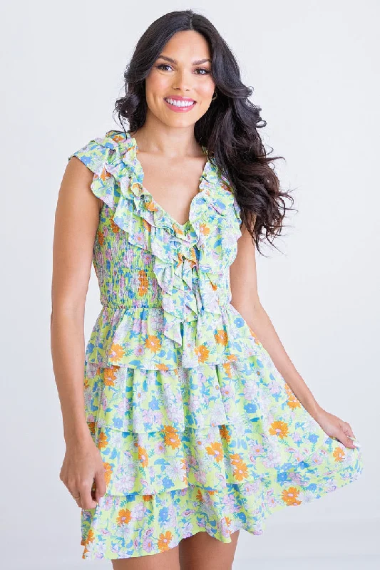 Halter Neck Women Dress to Show Off the Shoulders and NecklineHalter Neck Women Dress to Show Off the Shoulders and NecklineLime Floral Vneck Tier Dress Halter Neck Women Dress to Show Off the Shoulders and NecklineHalter Neck Women Dress to Show Off the Shoulders and NecklineLime Floral Vneck Tier Dress