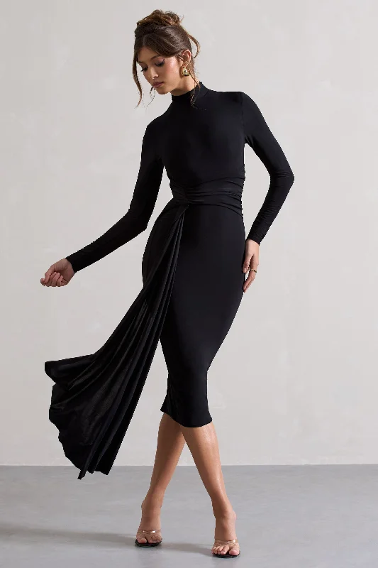 Mini Women Dress with a Short Hem for a Young and Trendy StyleMini Women Dress with a Short Hem for a Young and Trendy StyleNikita | Black High-Neck Midi Dress With Drape Mini Women Dress with a Short Hem for a Young and Trendy StyleMini Women Dress with a Short Hem for a Young and Trendy StyleNikita | Black High-Neck Midi Dress With Drape