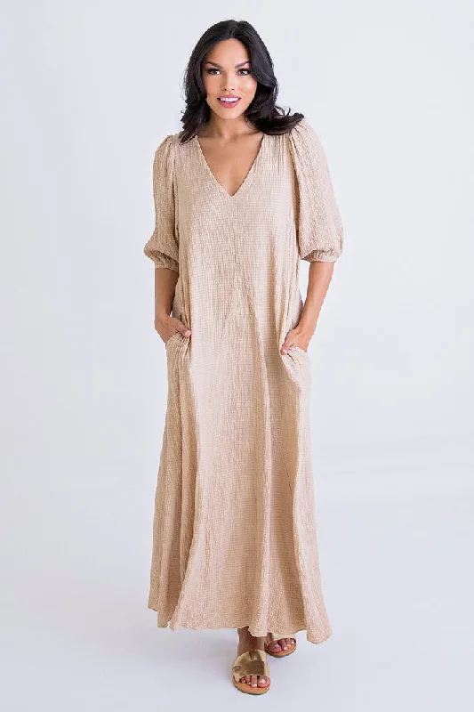 Maxi Women Dress with Floral Print for a Bohemian VibeMaxi Women Dress with Floral Print for a Bohemian VibeTaupe Vneck Signature Maxi Dress Maxi Women Dress with Floral Print for a Bohemian VibeMaxi Women Dress with Floral Print for a Bohemian VibeTaupe Vneck Signature Maxi Dress