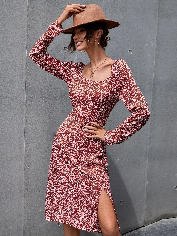 Sleeveless Women Dress in Bright Colors for Summer Parties Sleeveless Women Dress in Bright Colors for Summer Parties KittenAlarm - Ditsy Floral Split Hem Dress Sleeveless Women Dress in Bright Colors for Summer Parties Sleeveless Women Dress in Bright Colors for Summer Parties KittenAlarm - Ditsy Floral Split Hem Dress