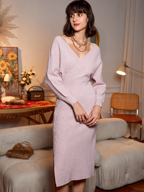 Strapless Women Dress with a Built - in Bra for Comfort and Support Strapless Women Dress with a Built - in Bra for Comfort and Support KittenAlarm - Women Backless Long Sleeve Deep V neck Knit Long Dress Strapless Women Dress with a Built - in Bra for Comfort and Support Strapless Women Dress with a Built - in Bra for Comfort and Support KittenAlarm - Women Backless Long Sleeve Deep V neck Knit Long Dress