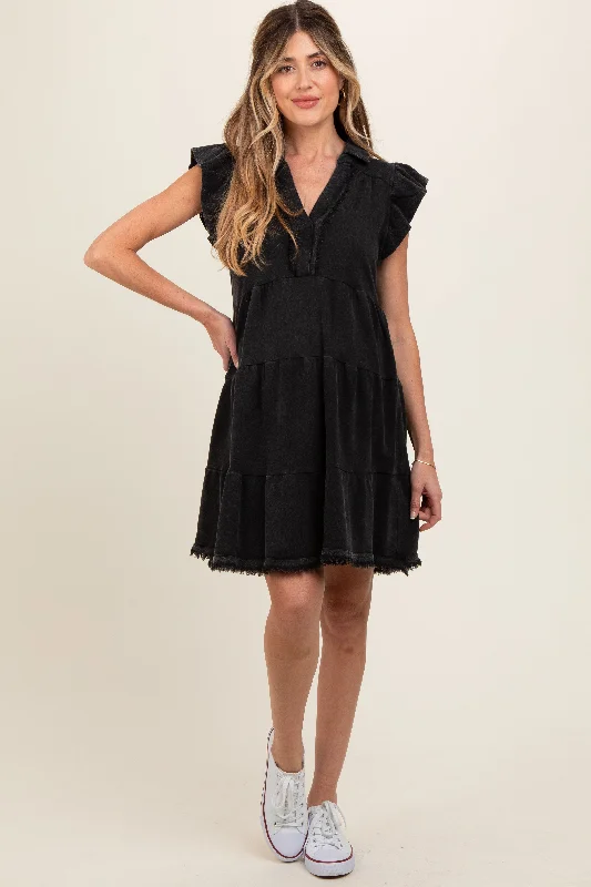 Mermaid - Style Women Dress with a Fitted Silhouette for Special Occasions Mermaid - Style Women Dress with a Fitted Silhouette for Special Occasions Charcoal French Terry Tiered Maternity Dress Mermaid - Style Women Dress with a Fitted Silhouette for Special Occasions Mermaid - Style Women Dress with a Fitted Silhouette for Special Occasions Charcoal French Terry Tiered Maternity Dress