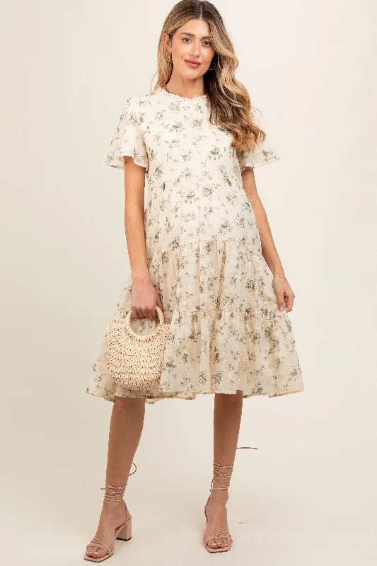 Ball Gown Women Dress with a Full Skirt for a Princess - like Look Ball Gown Women Dress with a Full Skirt for a Princess - like Look Cream Floral Print Eyelet Lace Maternity Dress Ball Gown Women Dress with a Full Skirt for a Princess - like Look Ball Gown Women Dress with a Full Skirt for a Princess - like Look Cream Floral Print Eyelet Lace Maternity Dress
