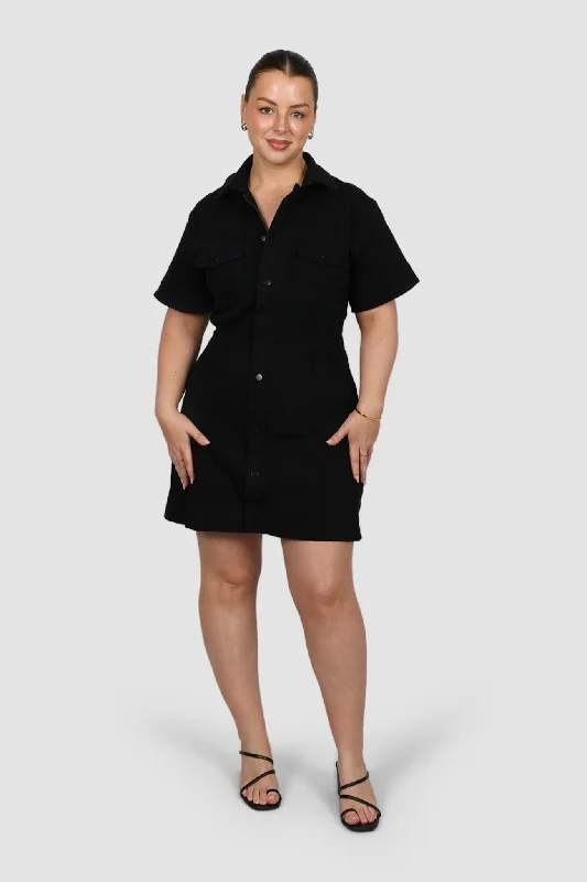 Little Black Women Dress with Sequins for a Glamorous Night Out Little Black Women Dress with Sequins for a Glamorous Night Out SAVEIRA DENIM DRESS BLACKOUT Little Black Women Dress with Sequins for a Glamorous Night Out Little Black Women Dress with Sequins for a Glamorous Night Out SAVEIRA DENIM DRESS BLACKOUT
