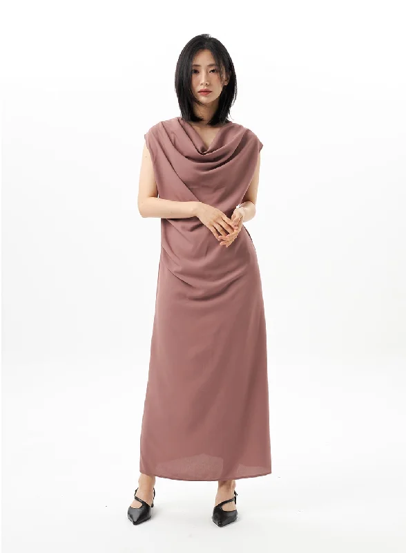 Off - the - Shoulder Women Dress for a Romantic and Feminine LookOff - the - Shoulder Women Dress for a Romantic and Feminine LookCowl Neck Maxi Dress OU314 Off - the - Shoulder Women Dress for a Romantic and Feminine LookOff - the - Shoulder Women Dress for a Romantic and Feminine LookCowl Neck Maxi Dress OU314