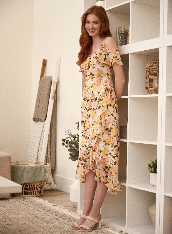 Strapless Women Dress with a Built - in Bra for Comfort and SupportStrapless Women Dress with a Built - in Bra for Comfort and SupportFloral Print Ruffle Detail Dress Strapless Women Dress with a Built - in Bra for Comfort and SupportStrapless Women Dress with a Built - in Bra for Comfort and SupportFloral Print Ruffle Detail Dress