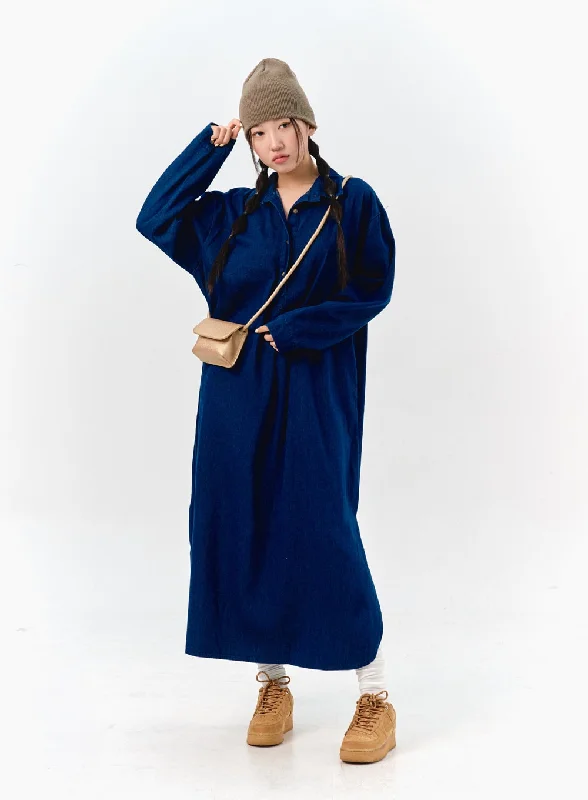 Plus Size Women Dress with a Flattering A - Line Cut for Comfort and StylePlus Size Women Dress with a Flattering A - Line Cut for Comfort and StyleLoose Fit Maxi Denim Dress IS304 Plus Size Women Dress with a Flattering A - Line Cut for Comfort and StylePlus Size Women Dress with a Flattering A - Line Cut for Comfort and StyleLoose Fit Maxi Denim Dress IS304