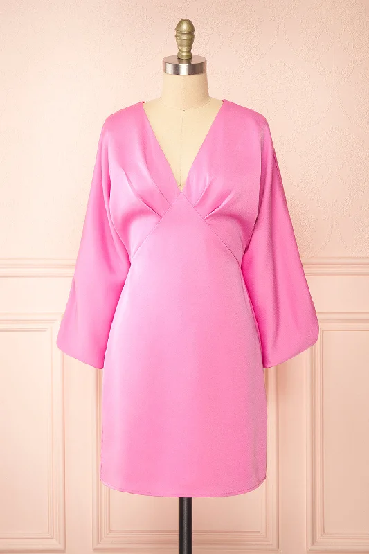 Mermaid - Style Women Dress with a Fitted Silhouette for Special OccasionsMermaid - Style Women Dress with a Fitted Silhouette for Special OccasionsRosalyn | Short Pink Dress w/ Puffy Sleeves Mermaid - Style Women Dress with a Fitted Silhouette for Special OccasionsMermaid - Style Women Dress with a Fitted Silhouette for Special OccasionsRosalyn | Short Pink Dress w/ Puffy Sleeves