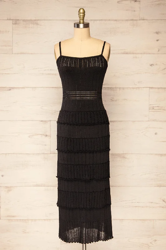 Long - Sleeve Women Dress in Velvet for a Luxurious Winter LookLong - Sleeve Women Dress in Velvet for a Luxurious Winter LookRotherwick | Black Knit Openwork Midi Dress Long - Sleeve Women Dress in Velvet for a Luxurious Winter LookLong - Sleeve Women Dress in Velvet for a Luxurious Winter LookRotherwick | Black Knit Openwork Midi Dress