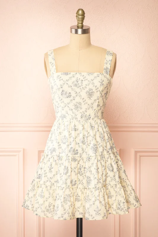 Sleeveless Women Dress in Bright Colors for Summer PartiesSleeveless Women Dress in Bright Colors for Summer PartiesSelvina | Short Beige Dress w/ Vintage Motif Sleeveless Women Dress in Bright Colors for Summer PartiesSleeveless Women Dress in Bright Colors for Summer PartiesSelvina | Short Beige Dress w/ Vintage Motif