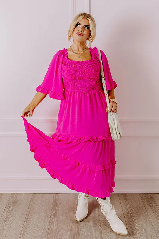 Mini Women Dress with a Short Hem for a Young and Trendy StyleMini Women Dress with a Short Hem for a Young and Trendy StyleToes In The Sand Smocked Midi in Hot Pink Curves Mini Women Dress with a Short Hem for a Young and Trendy StyleMini Women Dress with a Short Hem for a Young and Trendy StyleToes In The Sand Smocked Midi in Hot Pink Curves