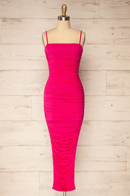 Little Black Women Dress with Sequins for a Glamorous Night OutLittle Black Women Dress with Sequins for a Glamorous Night OutYurtof Fuchsia | Fitted Ruched Midi Dress Little Black Women Dress with Sequins for a Glamorous Night OutLittle Black Women Dress with Sequins for a Glamorous Night OutYurtof Fuchsia | Fitted Ruched Midi Dress