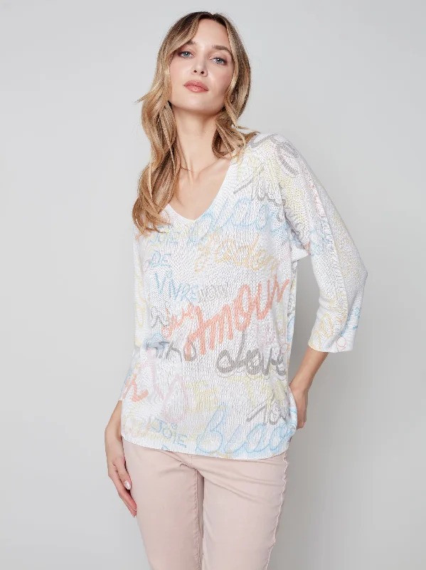 maternity women cardigan for expecting momsPrinted Dolman Sweater - Graffiti - C2219 maternity women cardigan for expecting momsPrinted Dolman Sweater - Graffiti - C2219