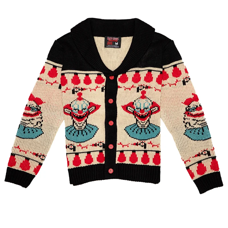 lightweight women cardigan for spring and fallKiller Klowns from Outer Space Cardigan lightweight women cardigan for spring and fallKiller Klowns from Outer Space Cardigan