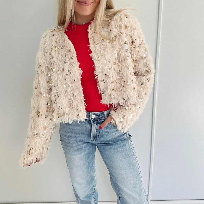 cropped women cardigan to pair with high - waisted jeansMadison Embellished Cardigan cropped women cardigan to pair with high - waisted jeansMadison Embellished Cardigan