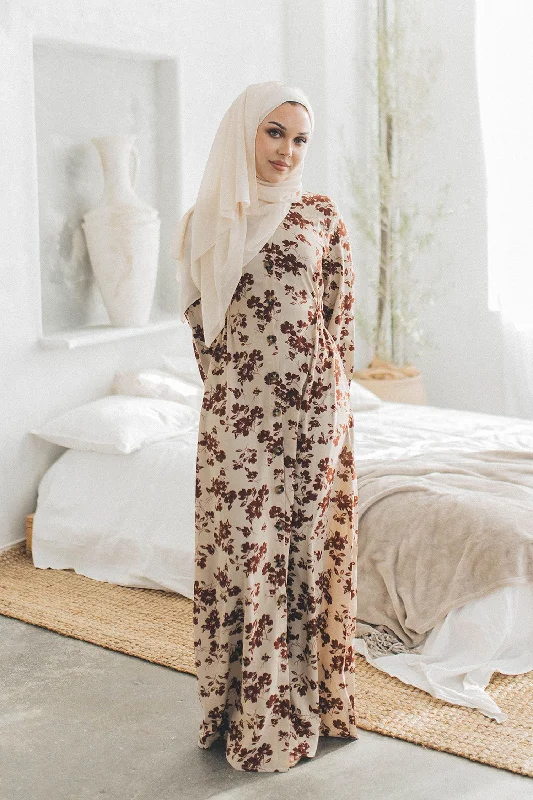 oversized women cardigan for a trendy and cozy lookMaya Floral Button Down Dress- Cream oversized women cardigan for a trendy and cozy lookMaya Floral Button Down Dress- Cream