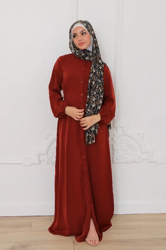 oversized women cardigan for a trendy and cozy lookMaya Soft Button Down Dress- Burnt Orange oversized women cardigan for a trendy and cozy lookMaya Soft Button Down Dress- Burnt Orange