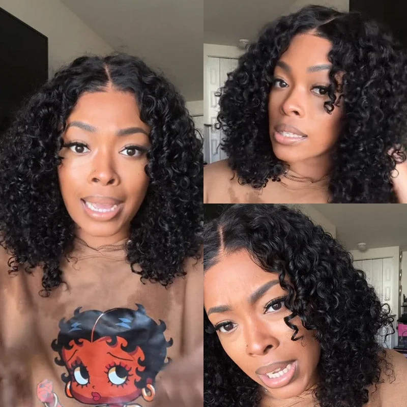 Flash Sale Sunber Jerry Curly 13 By 4 Lace Front Wigs 7x5 Bye Bye Knots Pre-Cut Lace Human Hair Lace Closure Wig