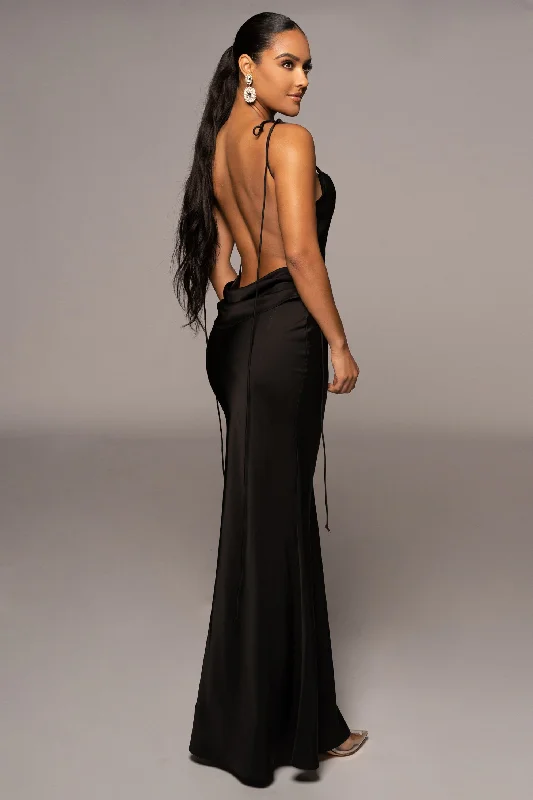 Wrap - Style Women Dress with Adjustable Fit for All Body TypesWrap - Style Women Dress with Adjustable Fit for All Body TypesBlack Irresistible Satin Maxi Dress Wrap - Style Women Dress with Adjustable Fit for All Body TypesWrap - Style Women Dress with Adjustable Fit for All Body TypesBlack Irresistible Satin Maxi Dress