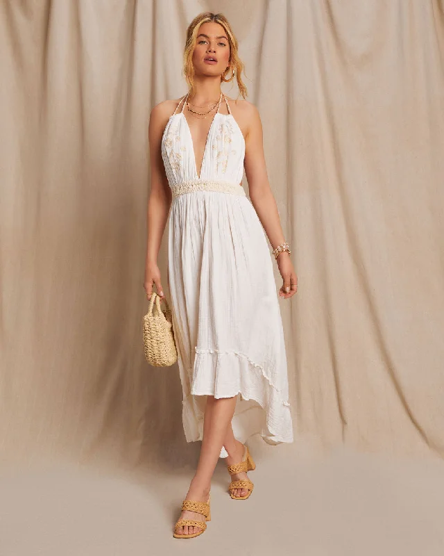Wrap - Style Women Dress with Adjustable Fit for All Body TypesWrap - Style Women Dress with Adjustable Fit for All Body TypesEmmie Crochet Embroidered Maxi Dress Wrap - Style Women Dress with Adjustable Fit for All Body TypesWrap - Style Women Dress with Adjustable Fit for All Body TypesEmmie Crochet Embroidered Maxi Dress