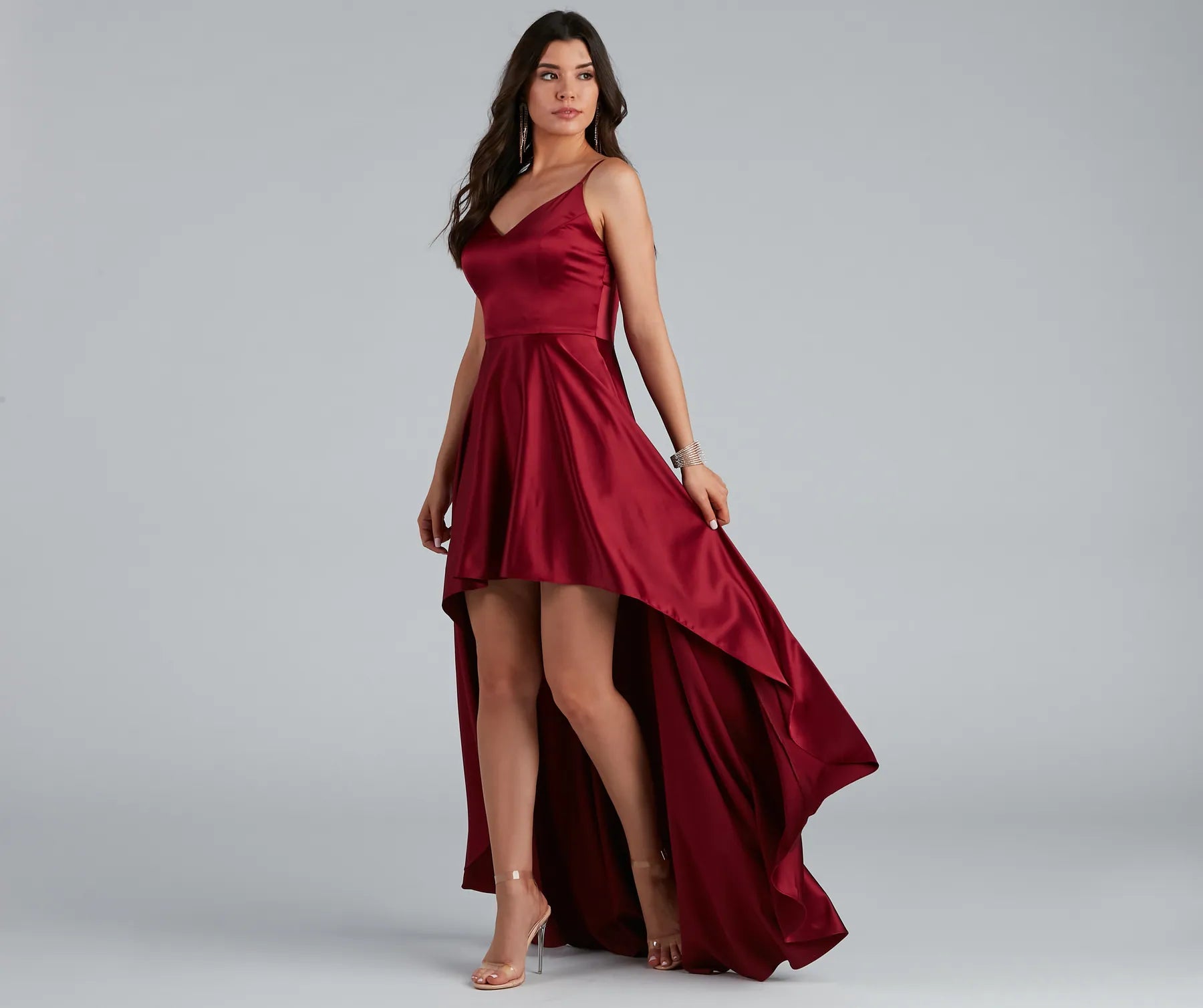 Strapless Women Dress with a Built - in Bra for Comfort and SupportStrapless Women Dress with a Built - in Bra for Comfort and SupportSpencer Satin High-Low Formal Dress Strapless Women Dress with a Built - in Bra for Comfort and SupportStrapless Women Dress with a Built - in Bra for Comfort and SupportSpencer Satin High-Low Formal Dress