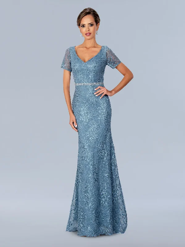 Leather maxi dresses for an edgy and bold appearance Leather maxi dresses for an edgy and bold appearance Stella Couture 23325 Slate Blue 16 Sale